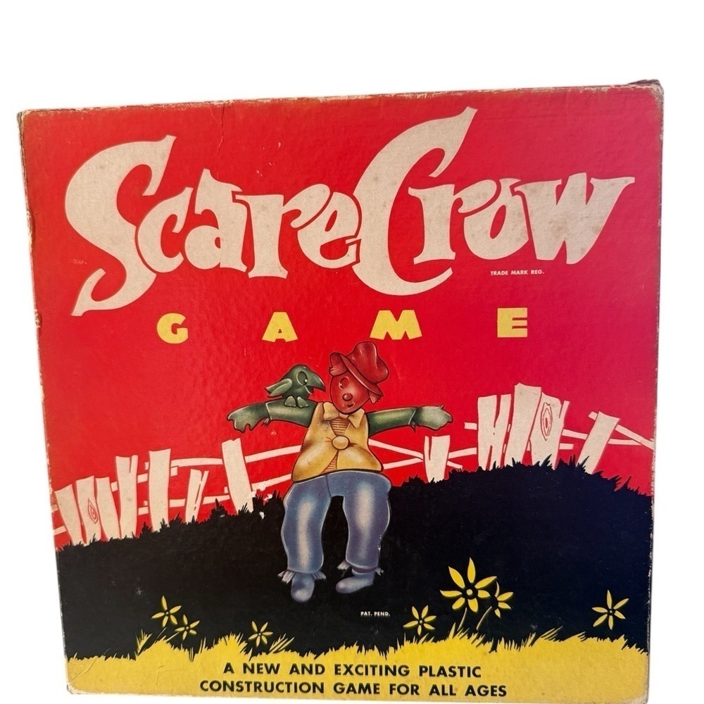 Vintage Scare Crow Educational Construction Toy 1952 For All Ages Shaper Mfg Co